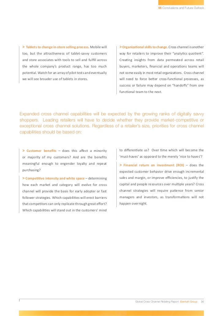 Etude sur les pratiques et efficacité des stratégies cross Etude sur les pratiques et efficacité des stratégies cross
