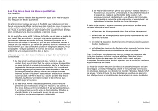 Les free lance dans les études qualitatives                                                     3. Le free lance travaille en général pour plusieurs instituts d’études. Il
Par Daniel Bô                                                                                      fonctionne un peu comme un mercenaire. Il est parfaitement loyal et
                                                                                                   il respecte les règles de confidentialité. Cette position multi-
Les grands instituts d’études font régulièrement appel à des free lance pour                       employeurs conduit inévitablement à une diffusion de l’information
leur déléguer des études qualitatives.                                                             sur les sujets de recherche qui lui sont confiés, d’autant plus s’il est
                                                                                                   spécialiste d’un secteur d’activité ou d’une thématique.
Ce phénomène s’explique par souci de flexibilité. Les instituts doivent faire
face à une demande difficile à prévoir avec des pics et des creux. Lorsqu’une             À partir de ce constat, il apparaît clairement que le recours aux free lance
étude qualitative tombe, elle requiert une forte implication pendant la durée             peut être amélioré de façon simple :
de l’étude. A contrario, payer un salarié expérimenté supplémentaire à temps
plein constituerait une dépense coûteuse en période creuse.                                  1. en favorisant les échanges avec le client final en toute transparence

Le fait que le free lance soit à l’extérieur de l’institut ne nuit pas à la qualité de       2. en favorisant les échanges avec d’autres profils expérimentés au sein
son travail. Bien au contraire, il a souvent une grande expérience et est                       de l’institut d’études
parfaitement intéressé au succès de l’étude, totalement concentré sur la
tâche qui lui est confiée – d’autant plus qu’il est tenu de faire ses preuves à              3. en mettant à disposition des free lance les infrastructures et équipes en
chaque fois ! Le free lance, qui travaille en général à domicile, bénéficie d’un                fonction des besoins
environnement qu’il s’est construit en fonction de ses propres besoins, et qui
est adapté à l’analyse qualitative. A l’inverse, les bureaux paysagers se                    4. en fidélisant au maximum les free lance et en obtenant d’eux une forme
prêtent mal une analyse concentrée dans la durée.                                               d’exclusivité sur certains univers lorsque cela est possible.

J’observe néanmoins trois inconvénients dans la façon dont les free lance                 Chez QualiQuanti, nous mettons en place un système de partenariat très
sont sollicités :                                                                         riche avec quelques individus free lance labellisés. Nous leur faisons
                                                                                          bénéficier de tous les avantages de l’institut (outils, panel, logiciels
      1. Le free lance travaille généralement dans l’ombre et a peu de                    d’enquêtes, formation online, équipe, expertise) pour le confort du free lance
         contact direct avec le client final. Il y a donc un risque de déperdition        et pour le service des clients.
         au stade du brief et au stade de la restitution, sauf si le free lance a
         la possibilité d’échanger avec le commanditaire. Cet inconvénient                Ce mode de fonction réticulaire (en réseau) et collectif correspond en outre
         peut être aggravé par la pression des délais imposés au free lance,              davantage à un mode d’intelligence collectif et non-pyramidal comme dans
         souvent plus forte que celle qui pèse sur les chargés d’études                   les structures classiques avec directeur de clientèle / directeur d’étude / chef
         internes, du fait d’une certaine insécurité des directeurs de clientèle          de groupe / chargé d’étude. Ce type d’intelligence constitue une approche
         qui les pousse à vérifier le travail ou à vouloir accéder trop tôt aux           tout à fait pertinente et complémentaire dans la façon de mener des études.
         résultats, sauf lorsqu’une relation durable et de confiance a pu
         s’établir avec le free-lance.

      2. Le free lance, même s’il est très expérimenté, est souvent une
         personne qui travaille seule. Lorsqu’une mission lui est confiée, le
         free lance doit souvent mener l’étude de A à Z sans aide extérieure.
         Il se retrouve bien souvent à faire à la fois le directeur d’études, le
         chargé d’études et le responsable terrain, ce qui peut risquer
         d’engendrer une certaine dispersion intellectuelle.



                                          85                                QualiQuanti                                           86                               QualiQuanti
 