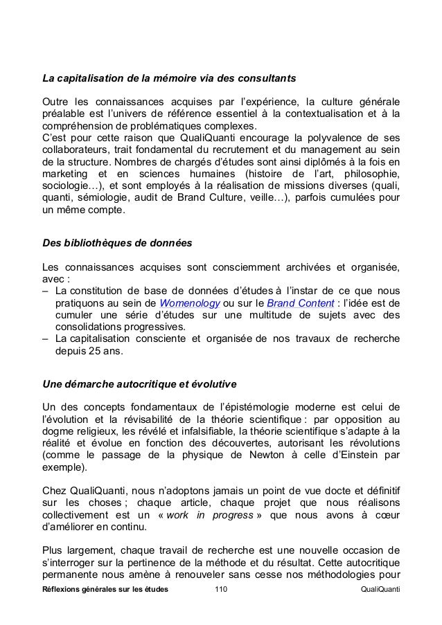 Pour des études marketing vivantes, réflexion sur les méthodologies d…