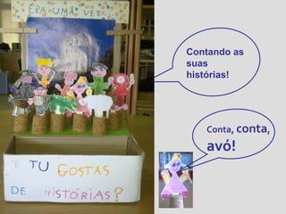 Contando as
suas
histórias!

Conta, conta,

avó!

 