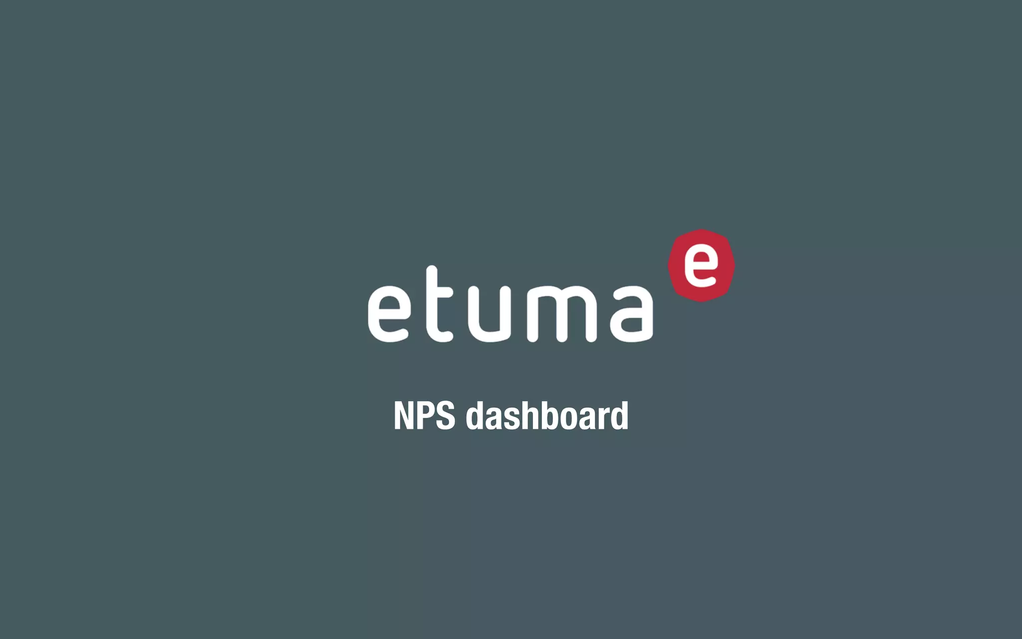 Etuma Net Promoter Score Dashboard | PPT