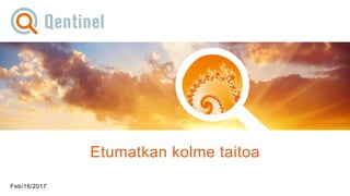 Etumatkan kolme taitoa
Feb/16/2017
 