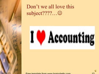 Don’t we all love this
subject????…
 