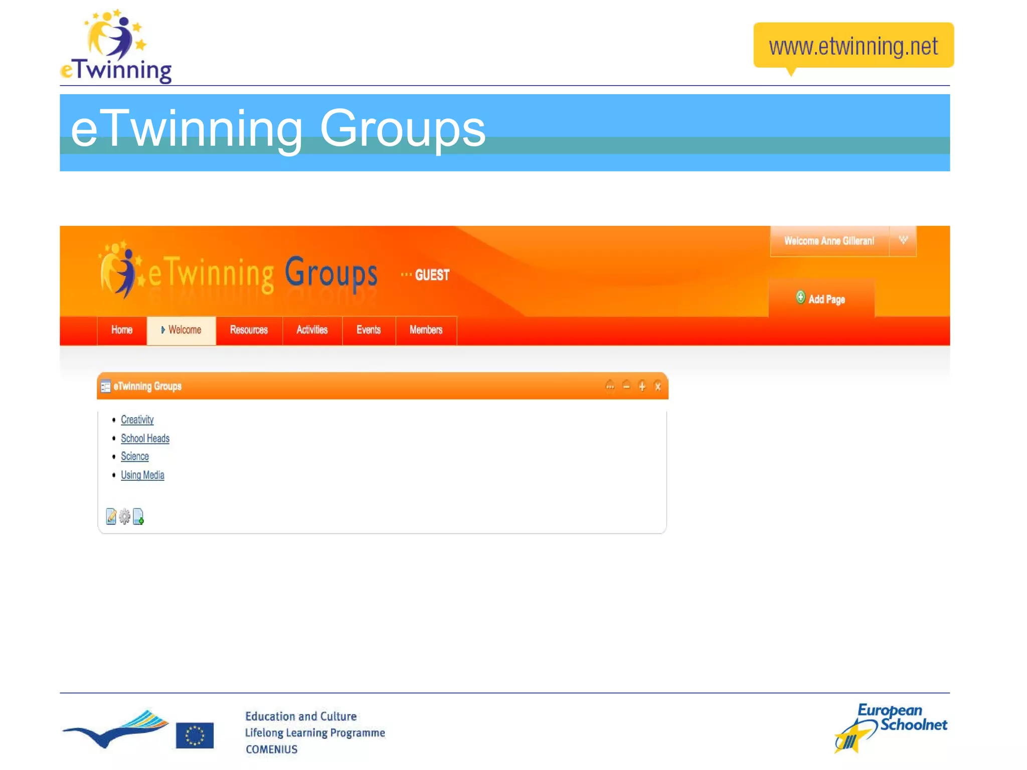 eTwinning Groups 