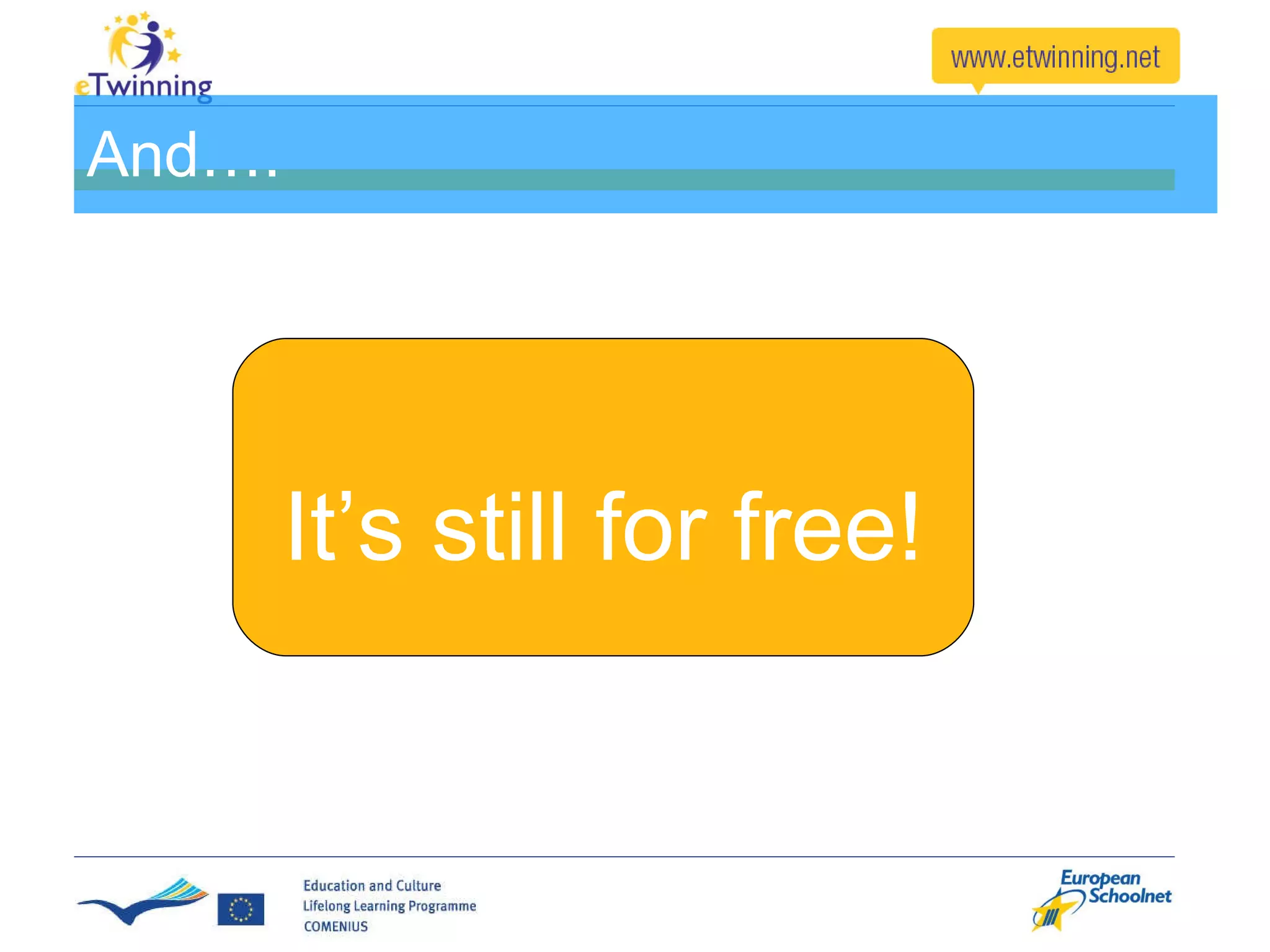 And…. It’s still for free! 