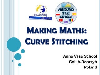 MakingMaths: CurveStitching Anna VasaSchool Golub-Dobrzyń Poland 