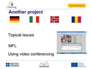 Another project



Topical issues

MFL

Using video conferencing
 