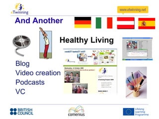 And Another

             Healthy Living

Blog
Video creation
Podcasts
VC
 