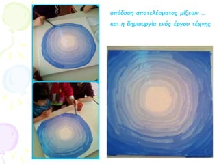 απόδοση αποτελέσματος μίξεων …
και η δημιουργία ενός έργου τέχνης
 