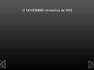 -11 NOVEMBRE:>Armistice de 1918   