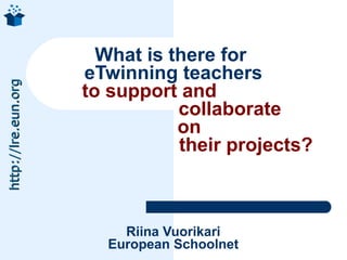 eTwinning and Educational Resources