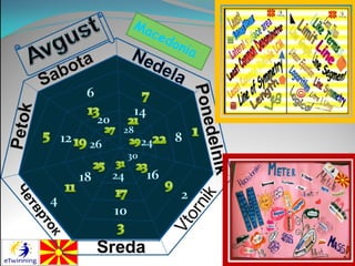 E twinning calendar-mk