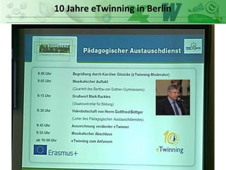10 Jahre eTwinning in Berlin
 