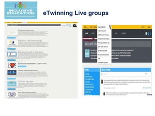 eTwinning Live groups
:
 