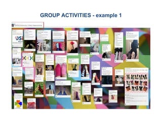 GROUP ACTIVITIES - example 1
 