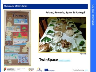 | Portal eTwinning >>>
The magic of Christmas
UMKISSETWINNING
Poland, Romania, Spain, & Portugal
TwinSpace>>>>>>>>>>
Poland
 