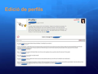 Edició de perfils
 