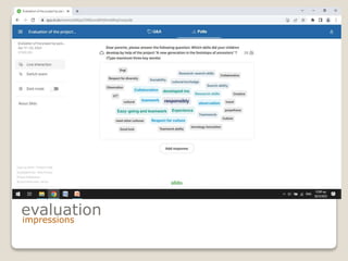 evaluation
impressions
 