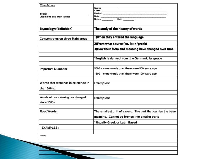 Etymology essay examples image