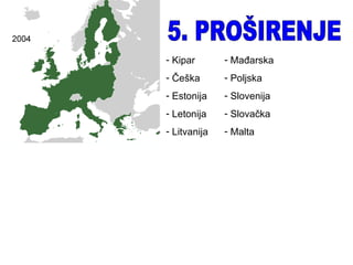 K ipar Češka Estonija L etonija Litva nija Mađarska Poljska Slovenija Slovačka Malta 5. PROŠIRENJE 