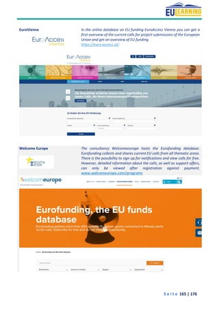 Subvenciones programas Europeos 
