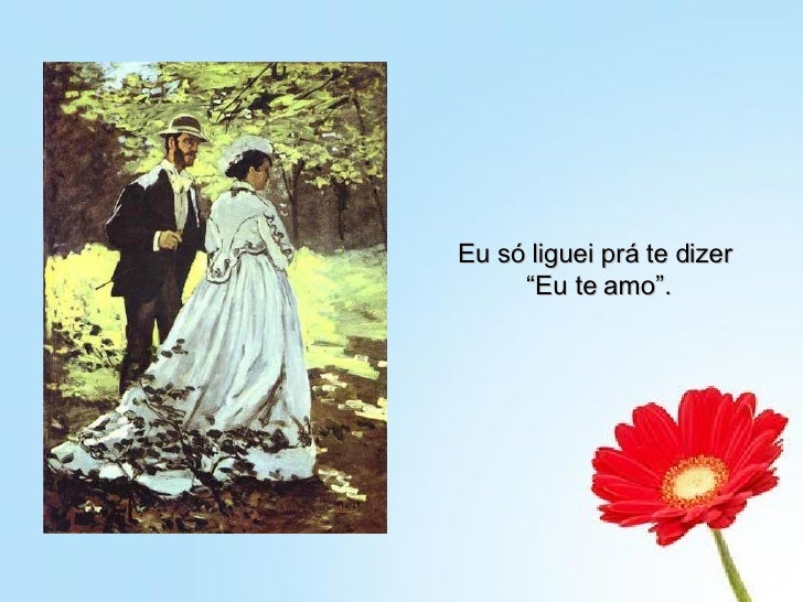 So Liguei Pra Dizer Que Eu Te Amo Letra