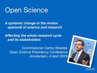 European Open Science Agenda
1.Reward systems
2.Altmetrics: measuring quality and impact
3.New models for publishing
4.FAI...