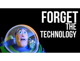 FORGETTHEi
TECHNOLOGY!
 