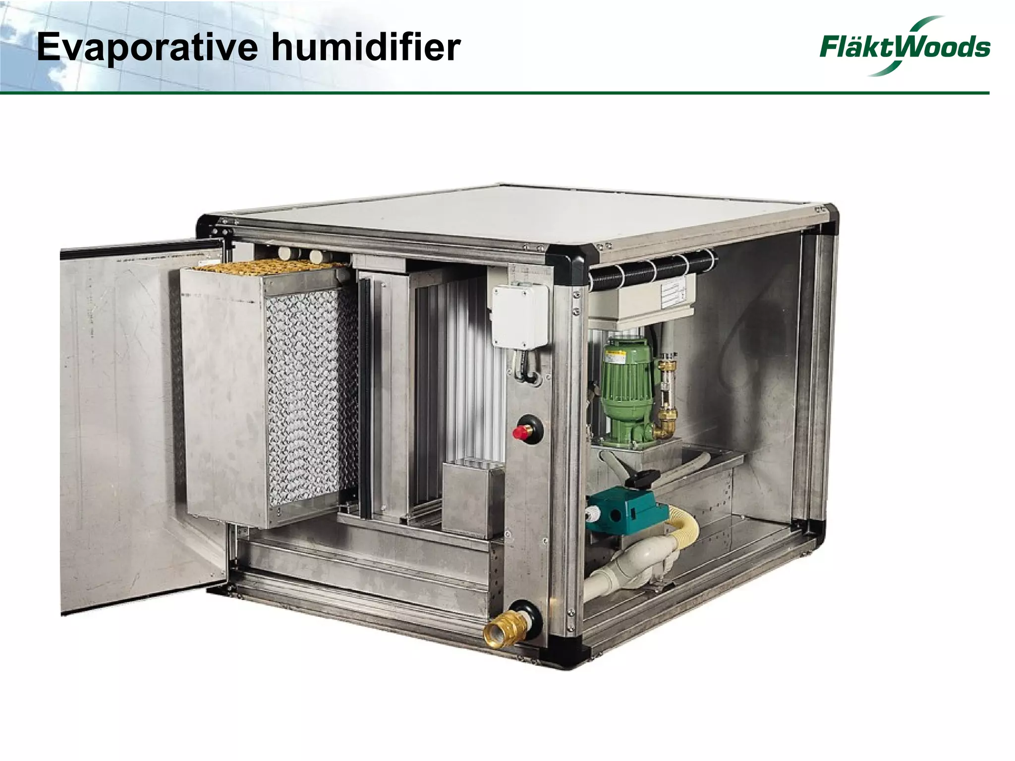 Evaporative humidifier
 
