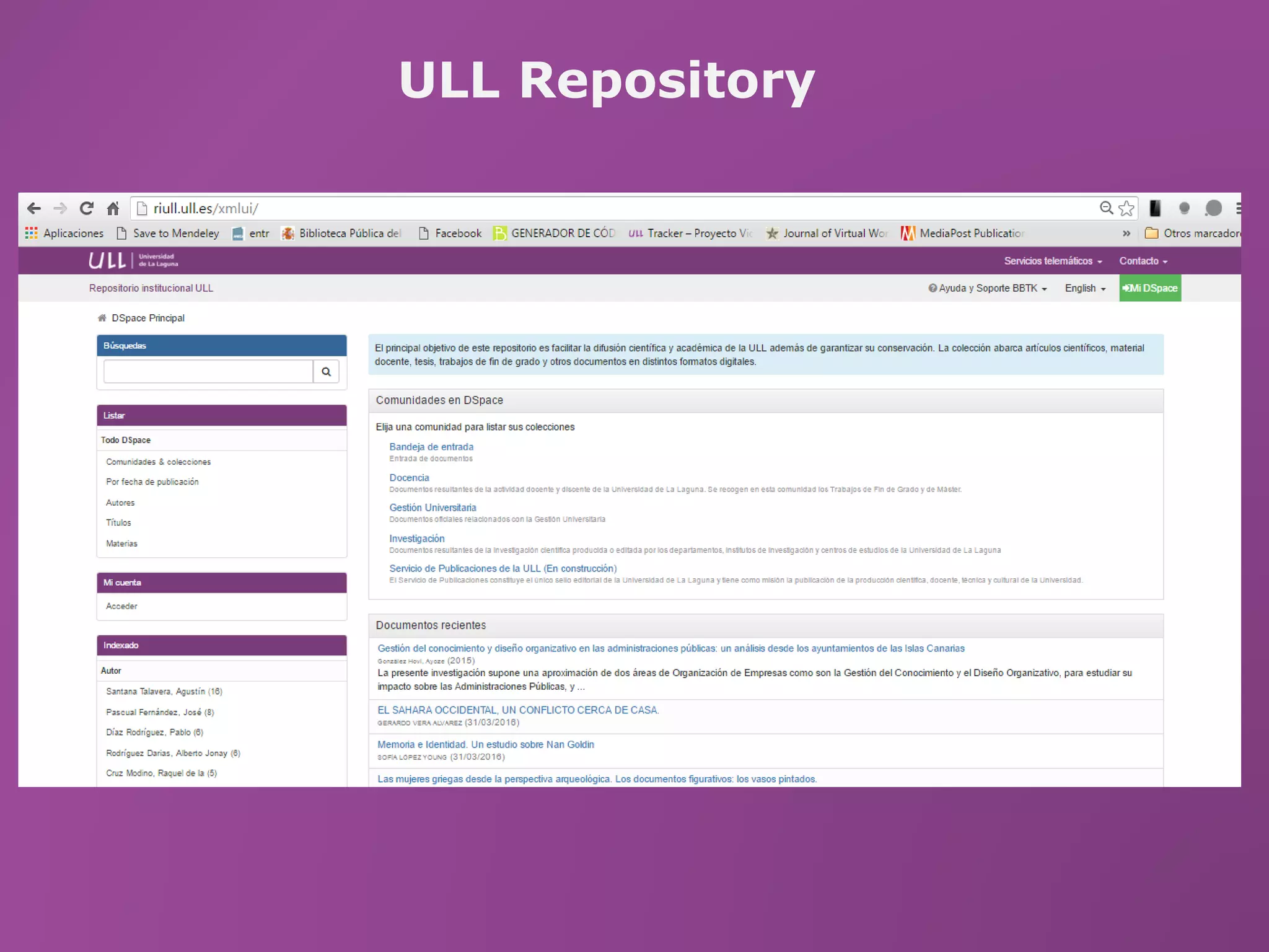 ULL Repository
 