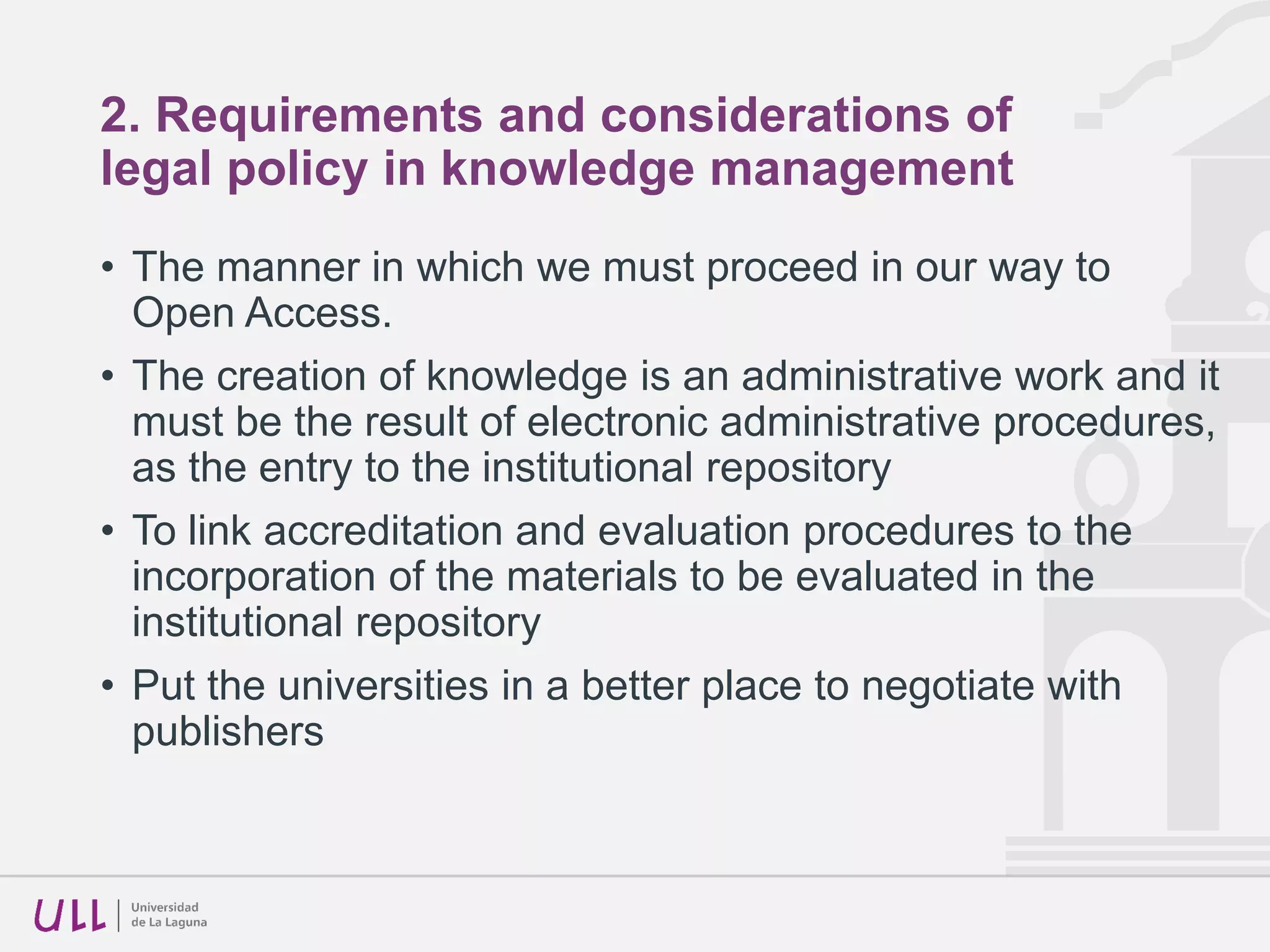 Institutional Open Access Policy
 