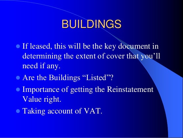 Insurance considerations, perils and pitfalls