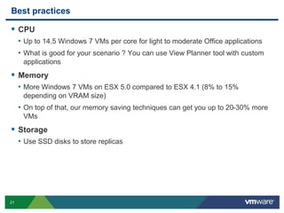 PCoIP and More - VMware View - Performance and Best Practices 
