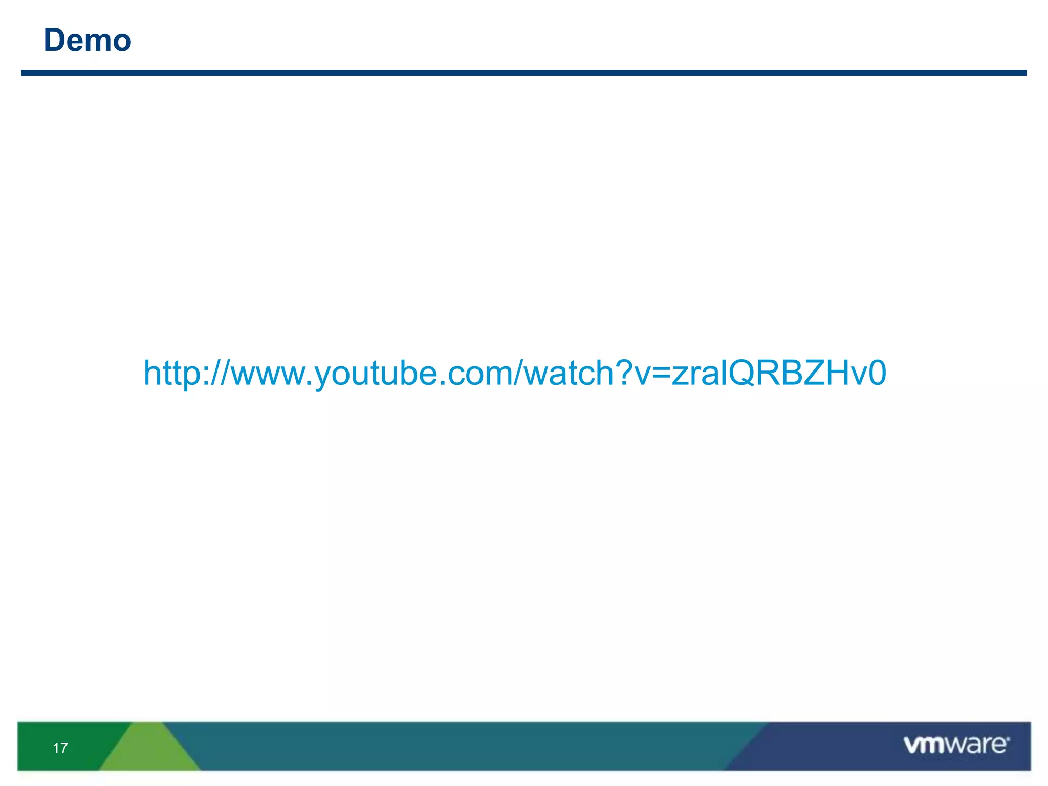 17
Demo
http://www.youtube.com/watch?v=zralQRBZHv0
 