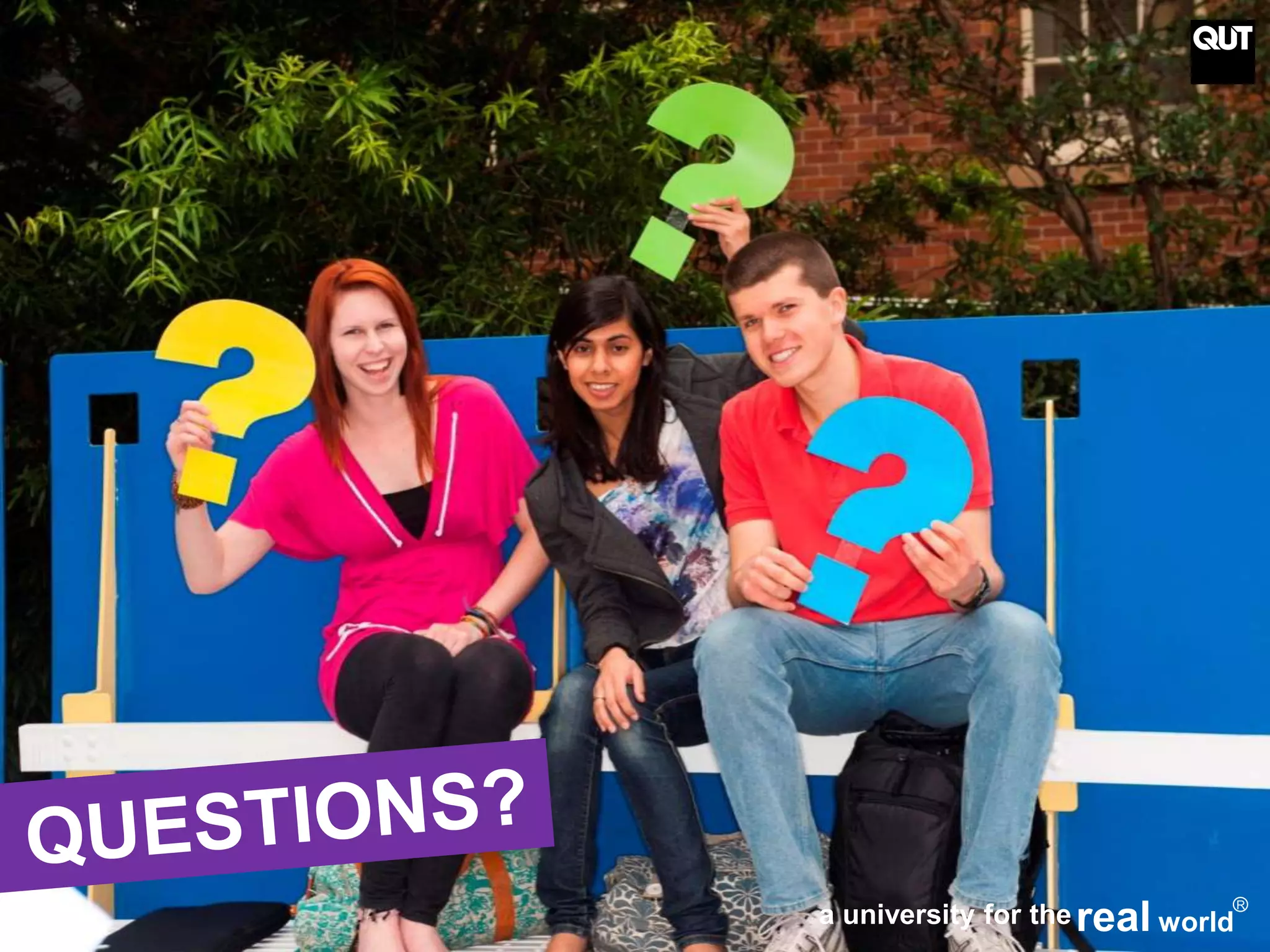 Your future starts here www. www.facebook.com/yourfuturecareer
CRICOS No. 00213JCRICOS No. 00213J
a university for the real world
R
 