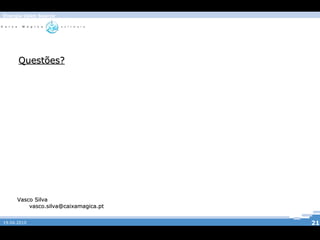 Cloud Computing – Vantagens Centralização; 