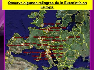 Observe algunos milagros de la Eucaristía en Europa  