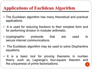 Eucledian algorithm for gcd of integers and polynomials | PPT