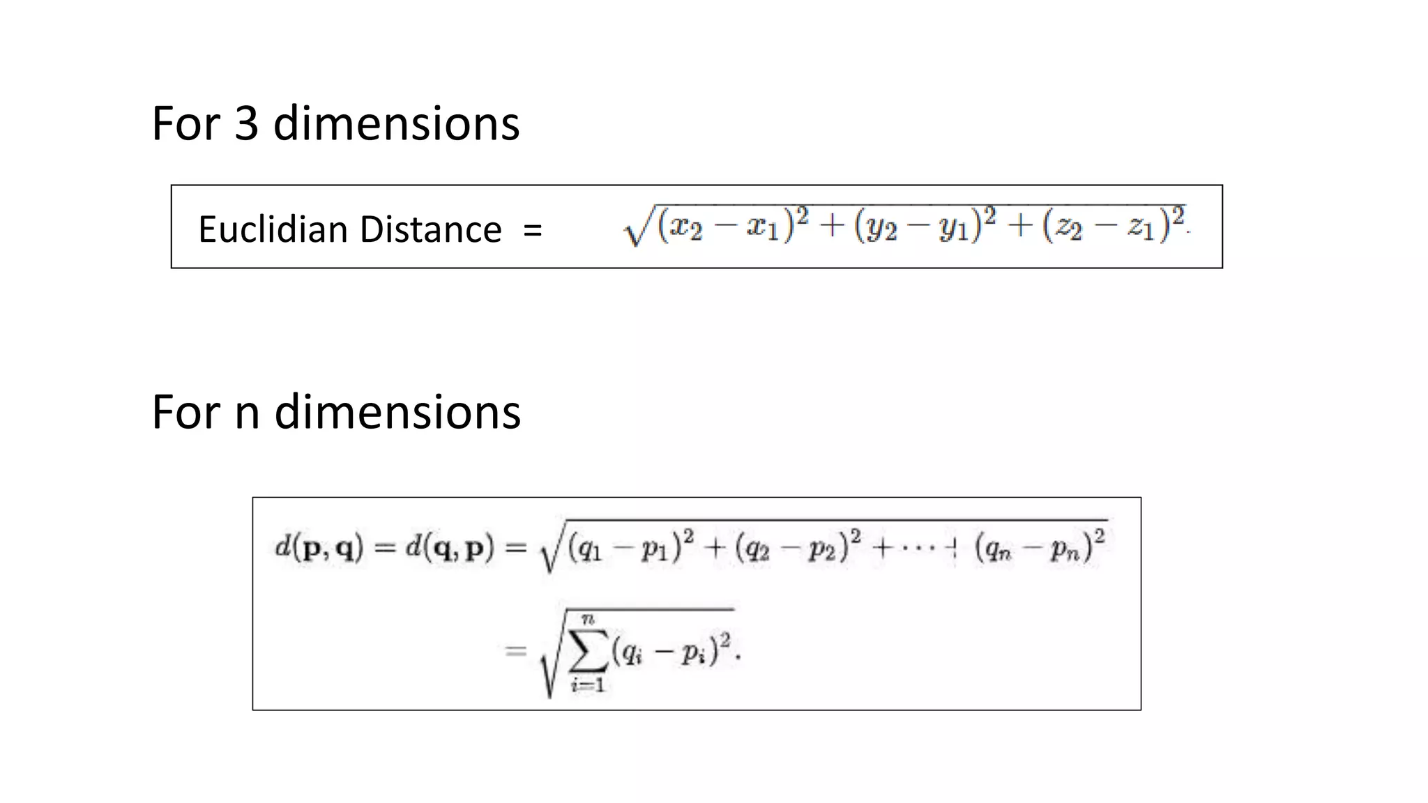 Euclidean Distance And Manhattan Distance | PPTX