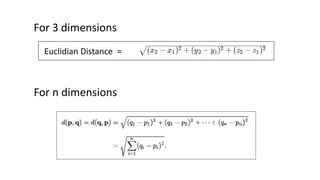 Euclidean Distance And Manhattan Distance | PPTX