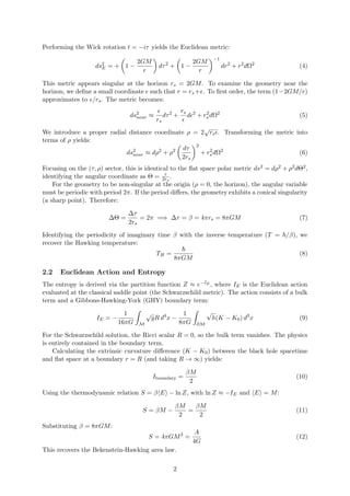 Wick Rotation For Path Integrals Applications of Euclidean Quantum Gravity | PDF