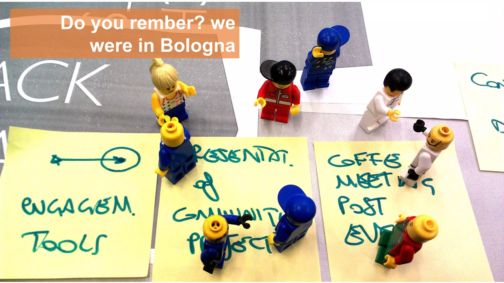 Do you rember? we
were in Bologna

 