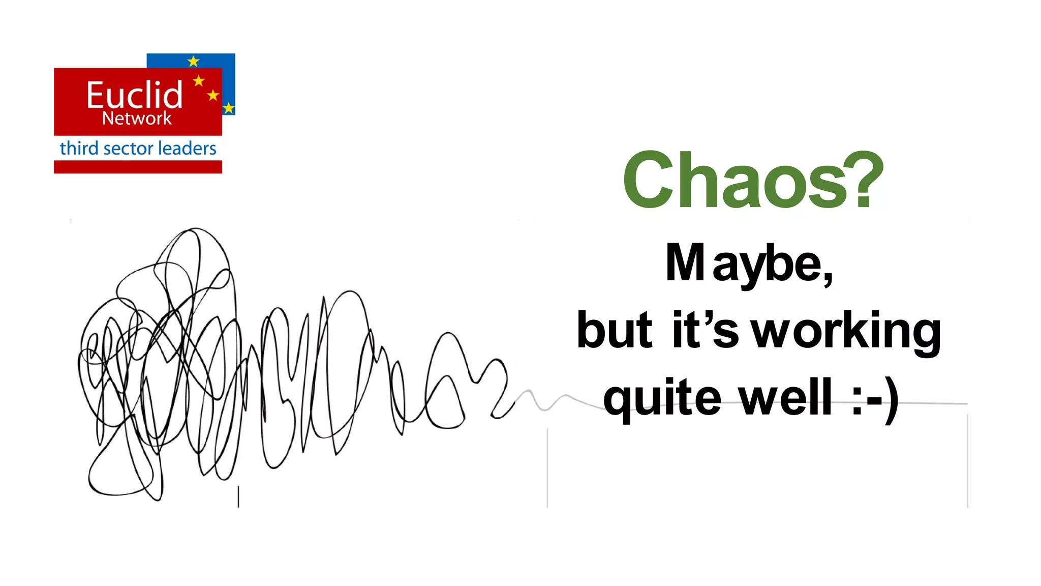 Chaos?
Maybe,
but it’s working
quite well :-)

 