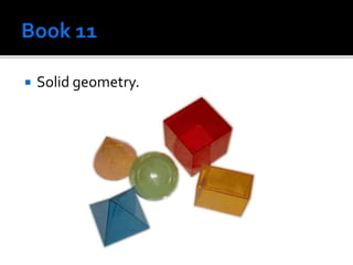  Solid geometry.
 