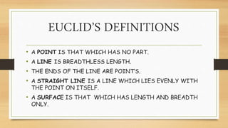 Euclid ppt final | PPTX
