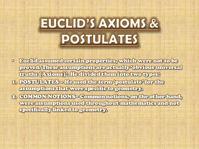 Euclids geometry
