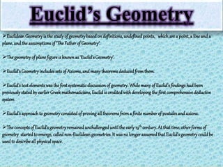 euclid geometry | PDF