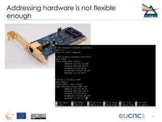 Addressing hardware is not flexible
enough
4
 
