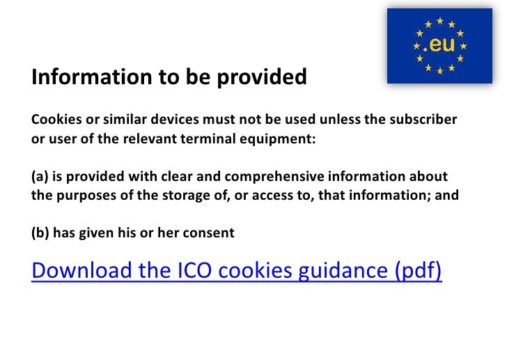 Eu cookie law