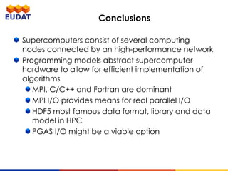 Introduction to HPC Programming Models - EUDAT Summer School (Stefano ...